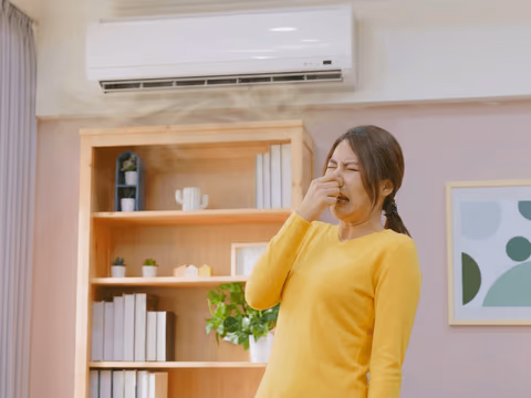 smelly ac